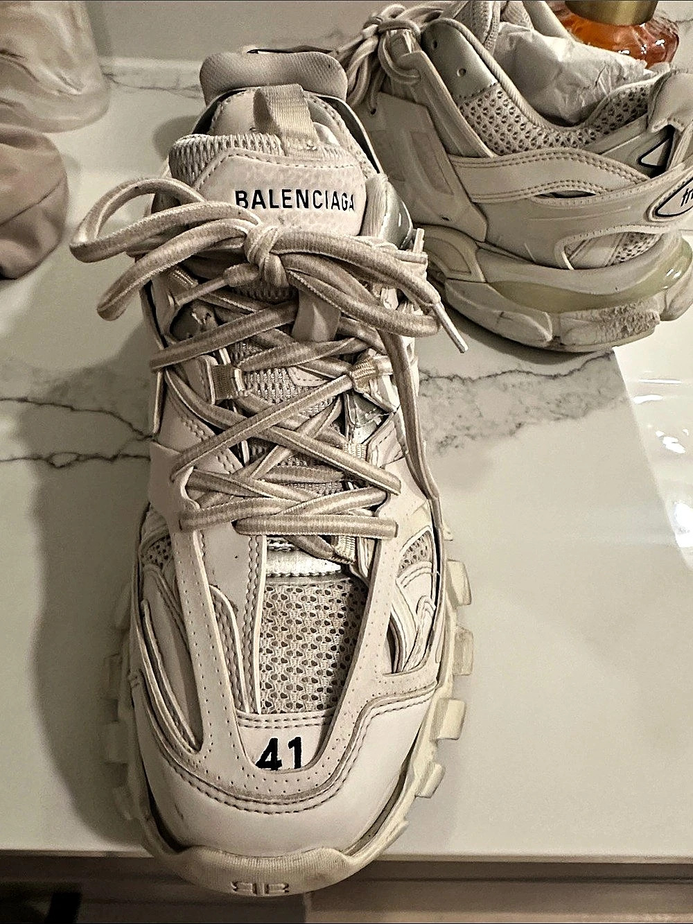 Balenciaga Track Sneakers White size 8